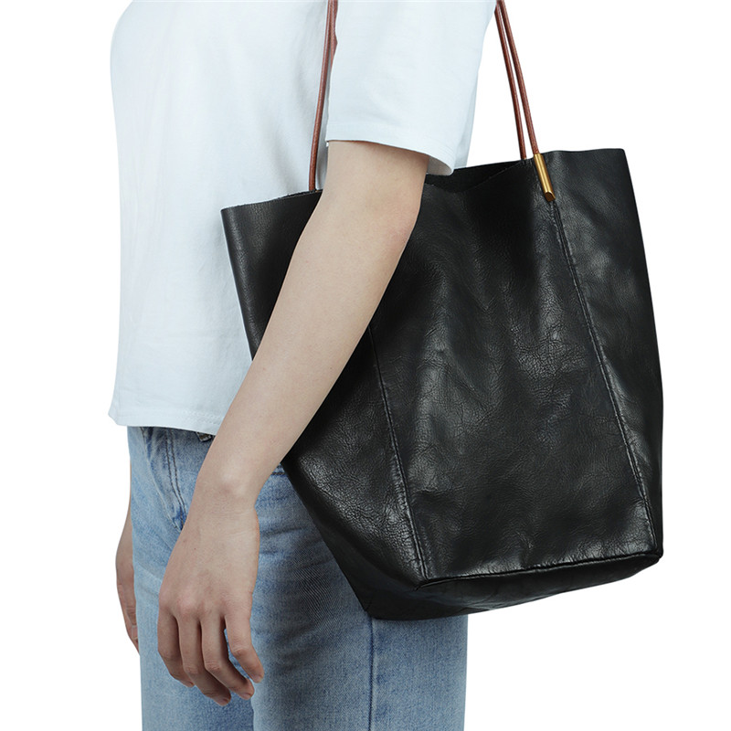 Individualūs odiniai moteriški krepšiai, didelės talpos krepšys moterims (27)