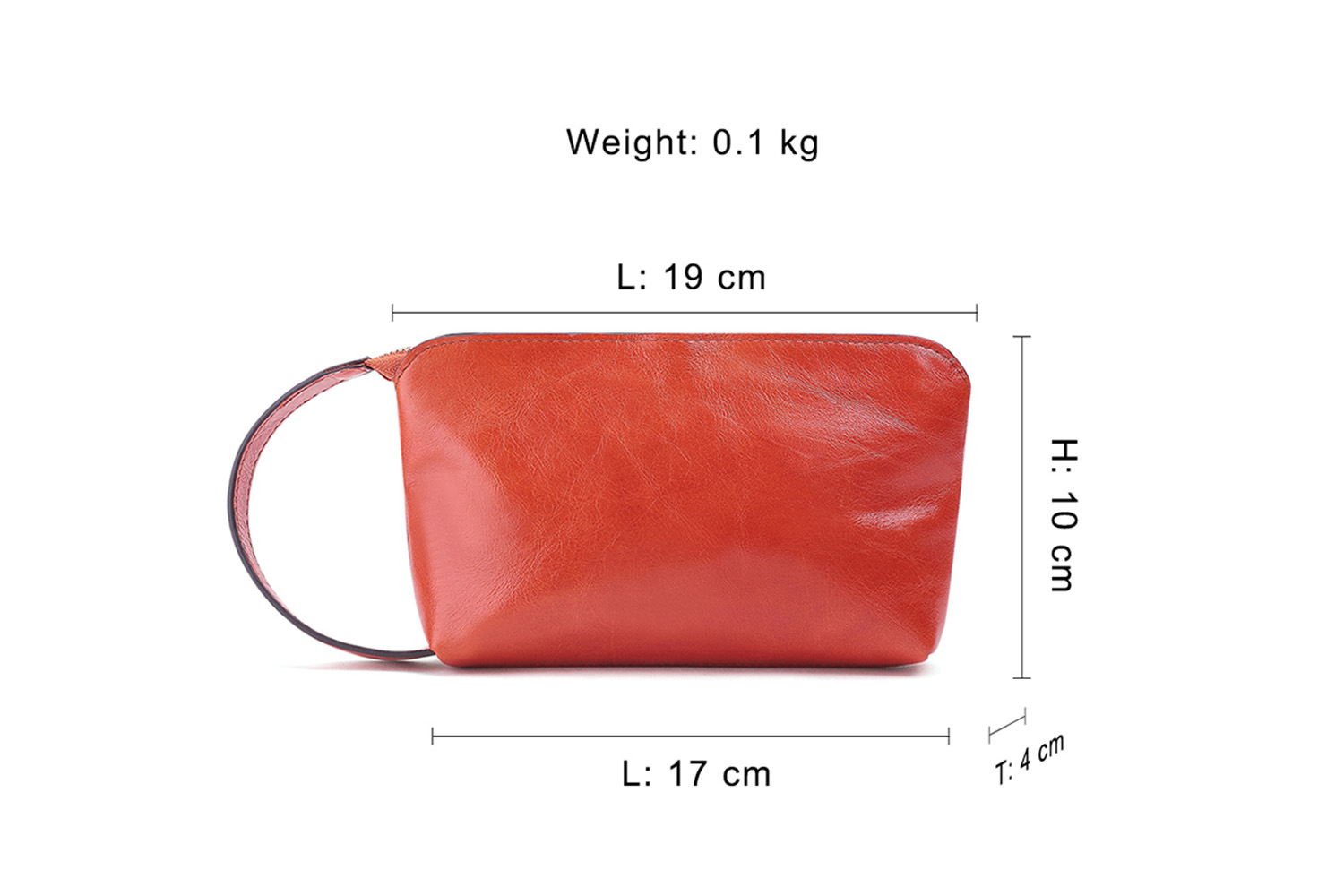 Custom Wholesale Cowhide Ladies Clutch Bag (1)