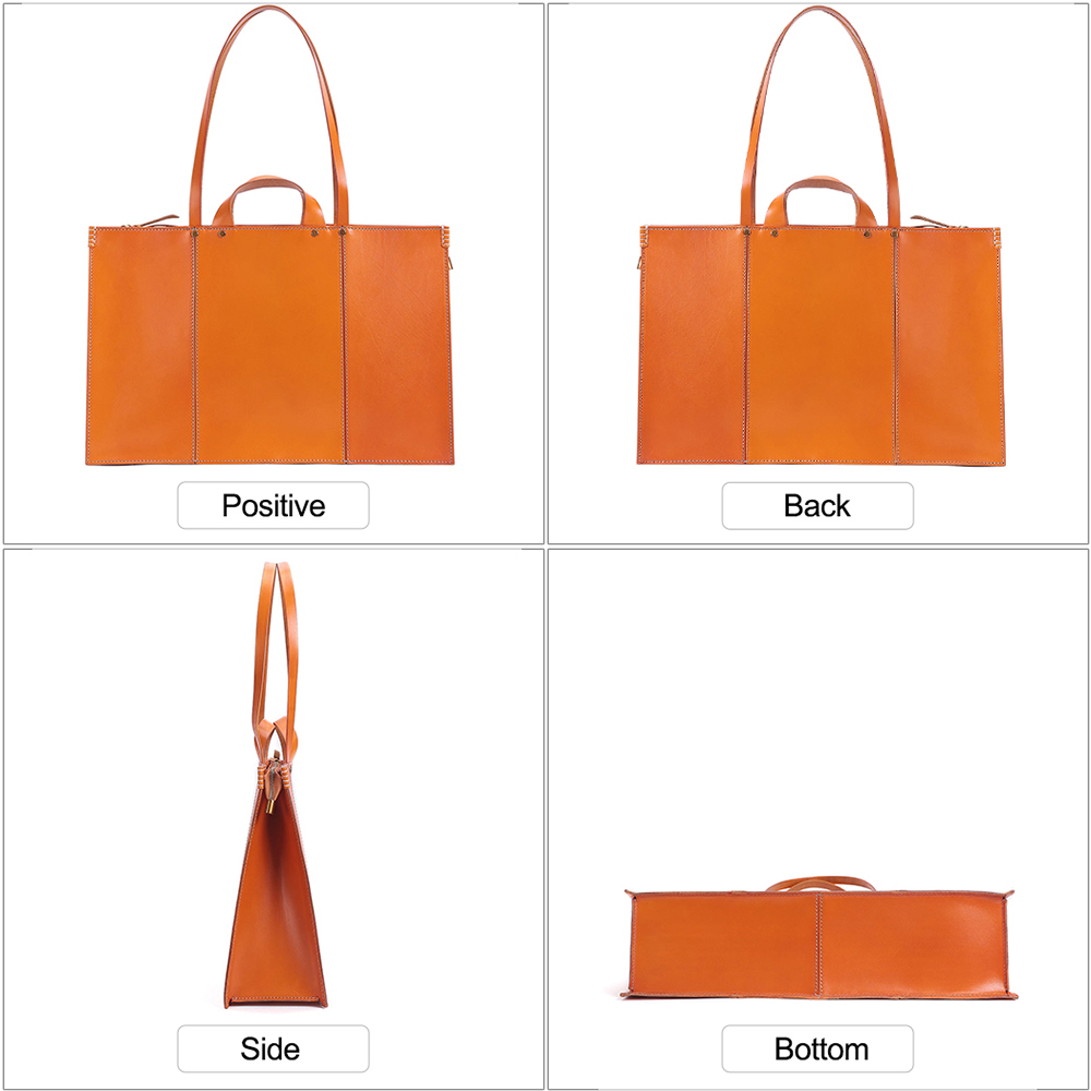 अनुकूलन योग्य चमड़ा महिला टोट बैग (4)