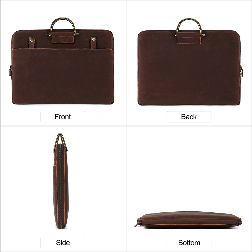 Персонализирано мъжко кожено бизнес куфарче (2)