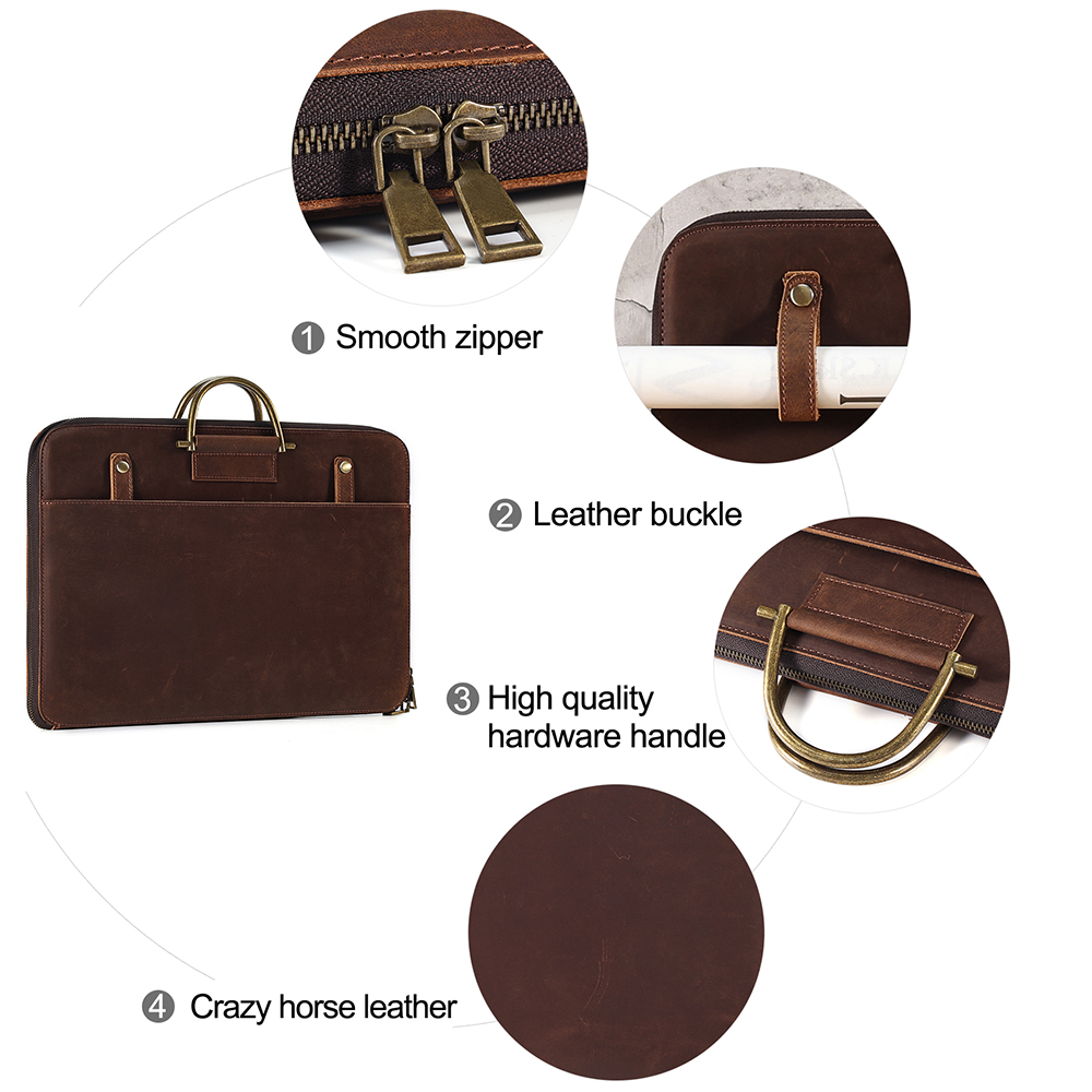 Персонализирано мъжко кожено бизнес куфарче (4)