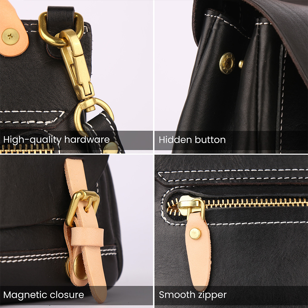 Bolsa de mochila multifuncional de coiro personalizada de fábrica para mulleres (5)