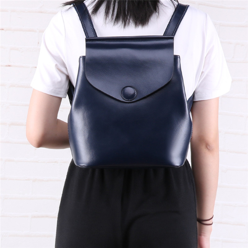 Factory Custom Leather Women's Multifunctional Backpack (74)