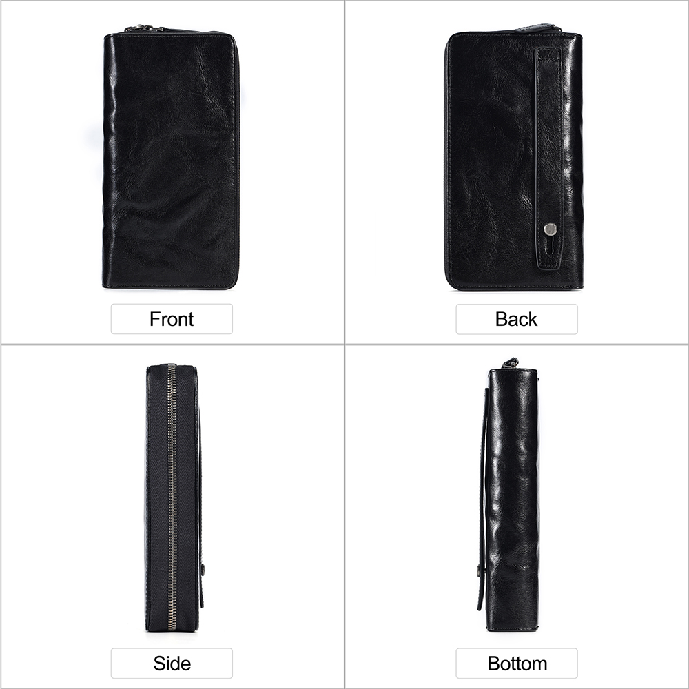 Genuine Leather Clutch Bag Men's Business Clutch Bag (၂)မျိုး၊