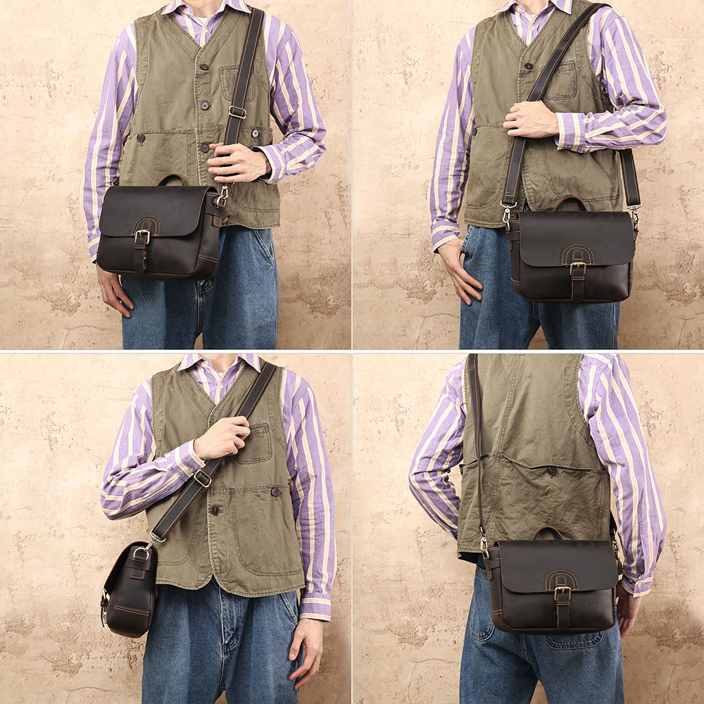 Genuine Leather Men's Crossbody Bags (5)