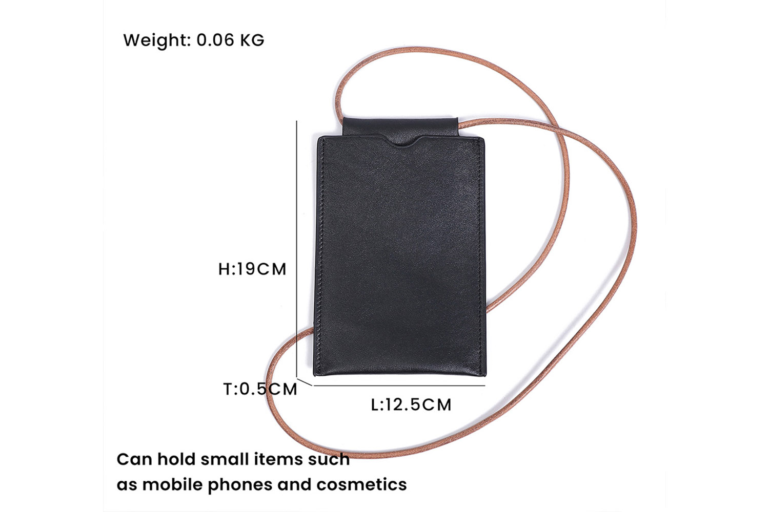 Dámska mini taška z pravej kože (4)