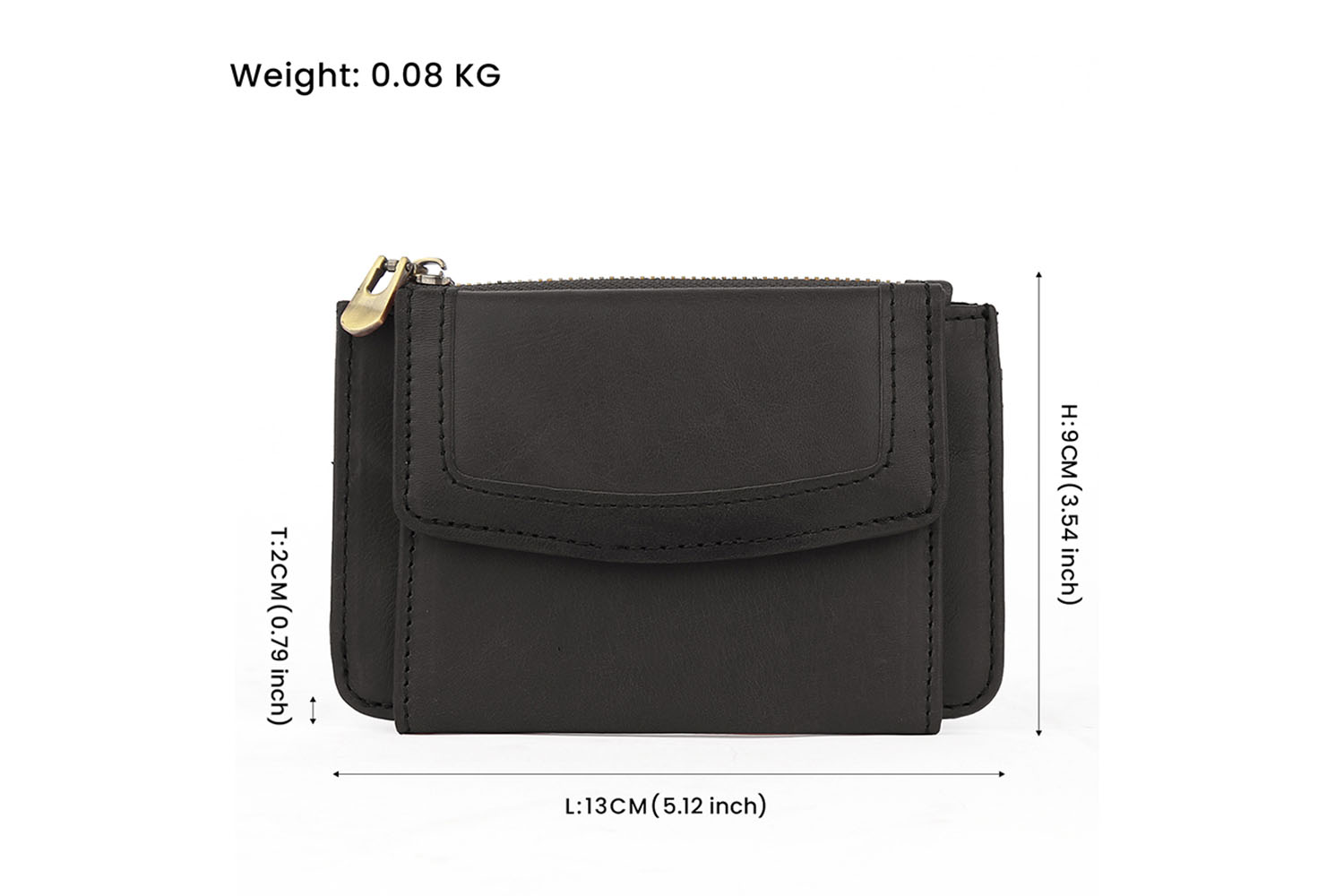 Γυναικείο κοντό πορτοφόλι από γνήσιο δέρμα (1)