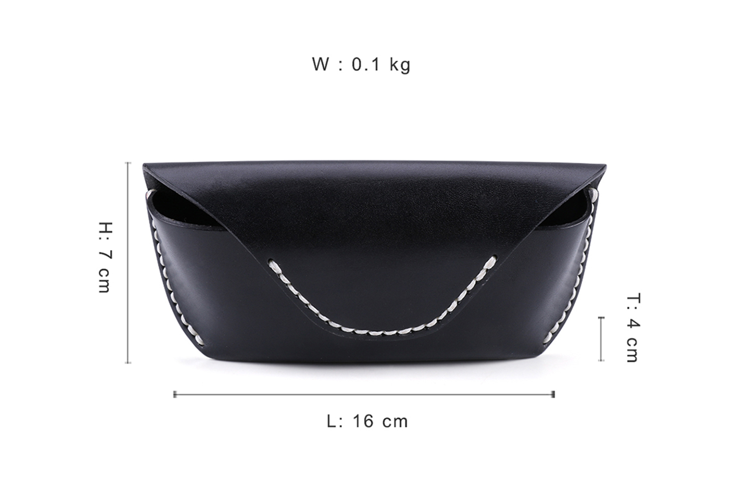Retro personalizirana torbica za naočale od prave kože (1)