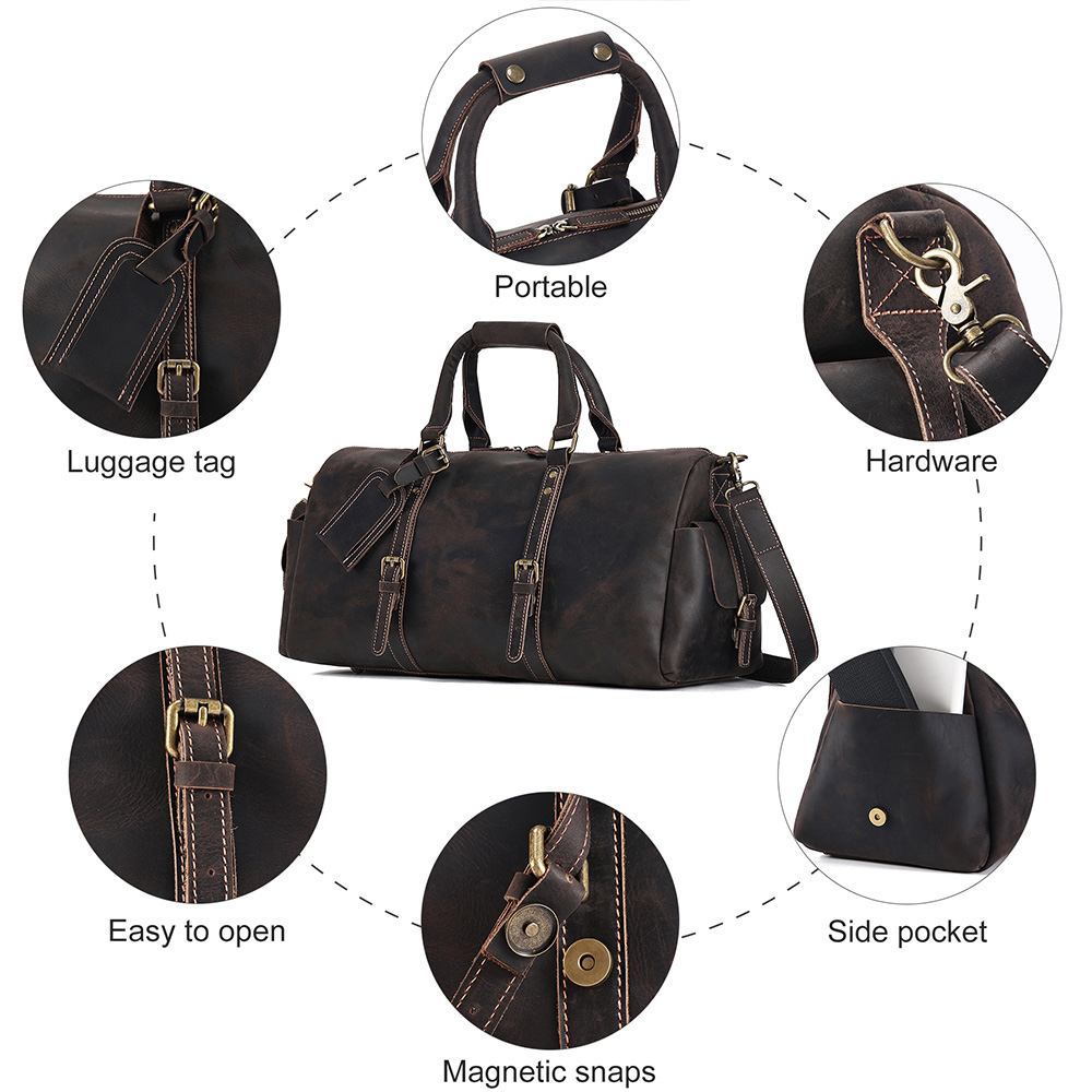 Высококачественная мужская кожаная сумка для багажа (3)