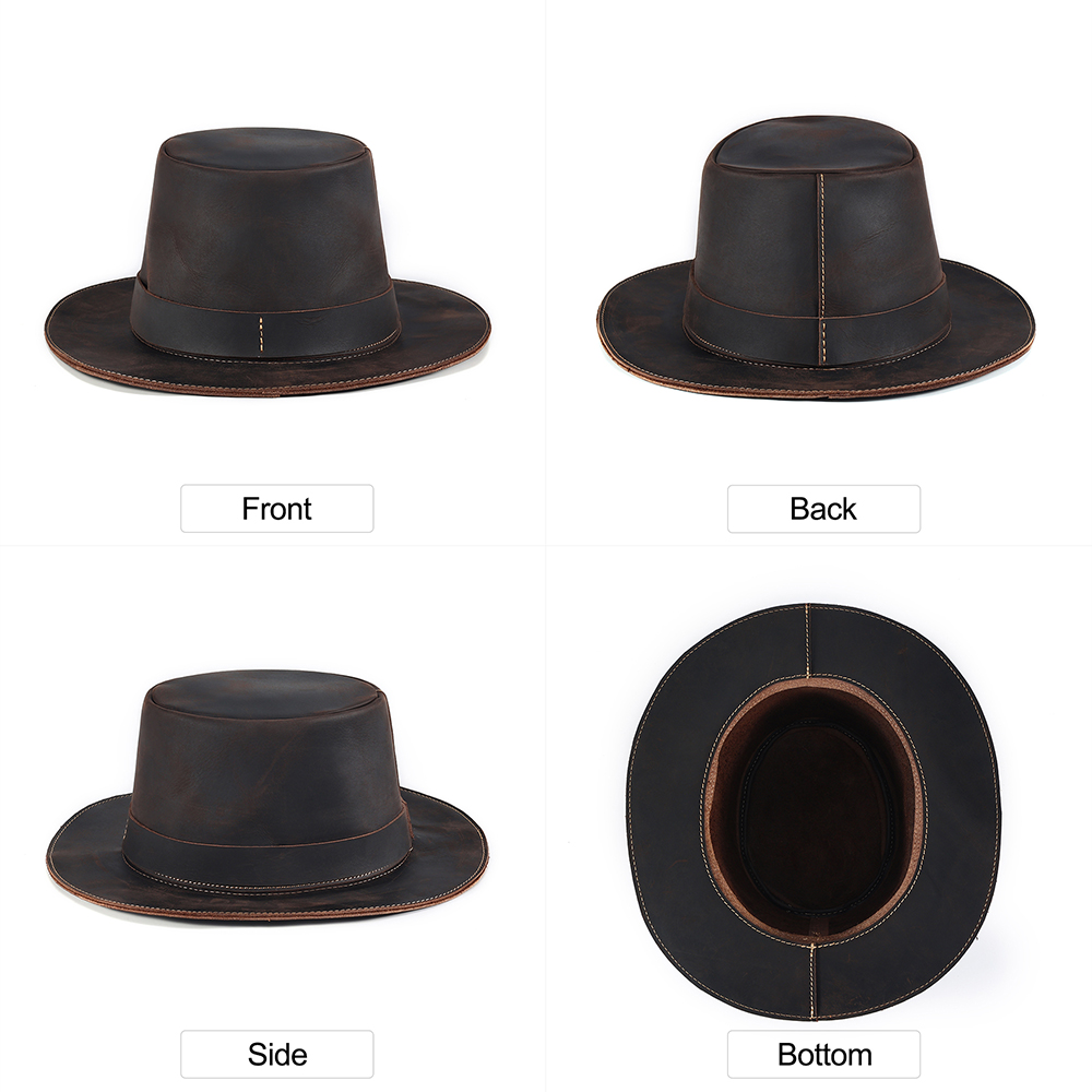 High-end customized vintage men's sun hat (3)