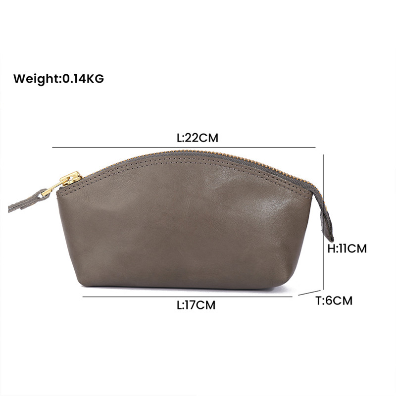 Висококвалитетна прилагодена женска чанта за спојка со штавената кожа од зеленчук (4)