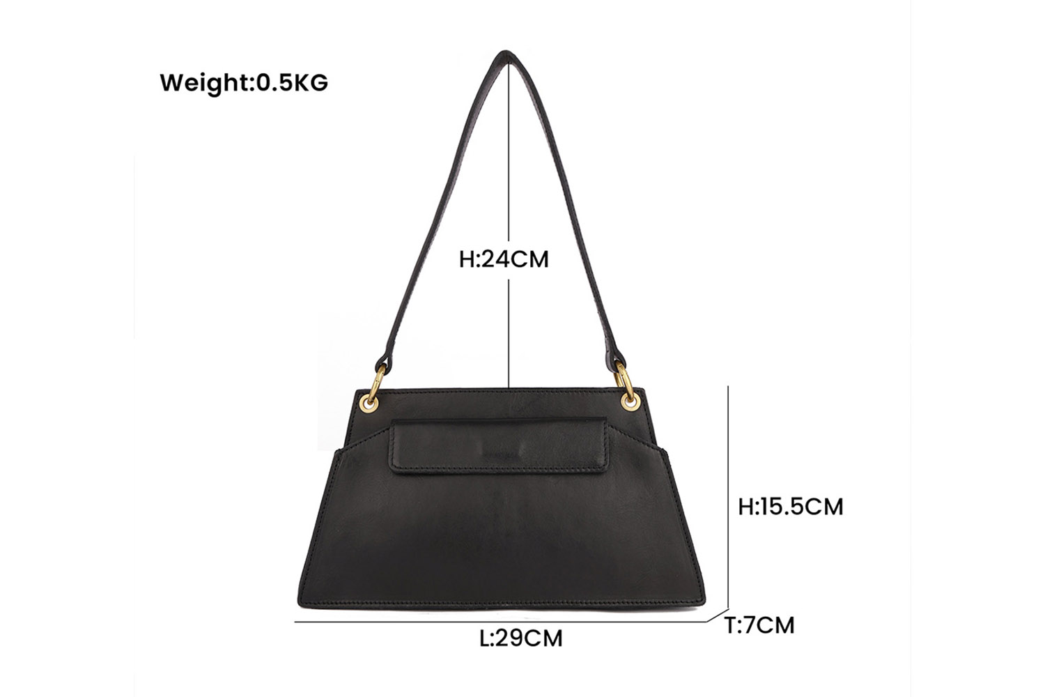 Vysoce kvalitní přizpůsobená kožená dámská crossbody kabelka (5)