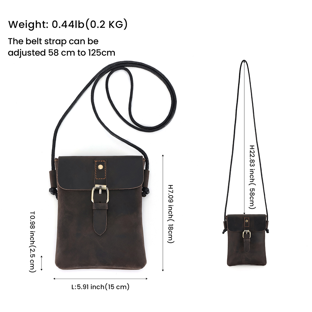 Crazy Horse Leather Phone Crossbody Bag (16)