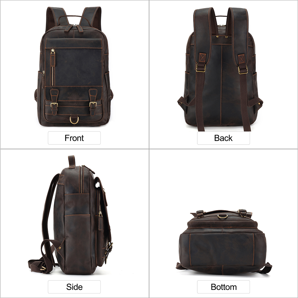 Crazy Horse Skin Backpack (8)