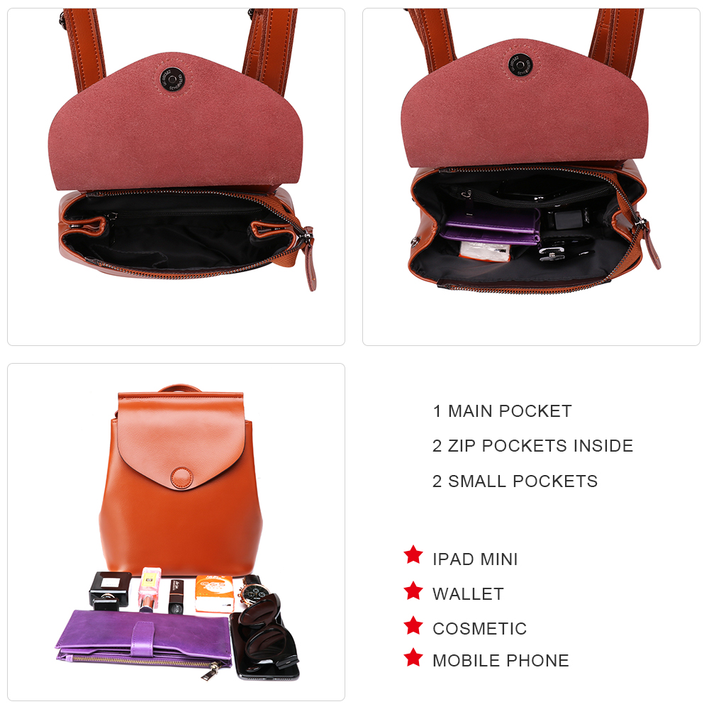 Elegant ladies' backpack (12)