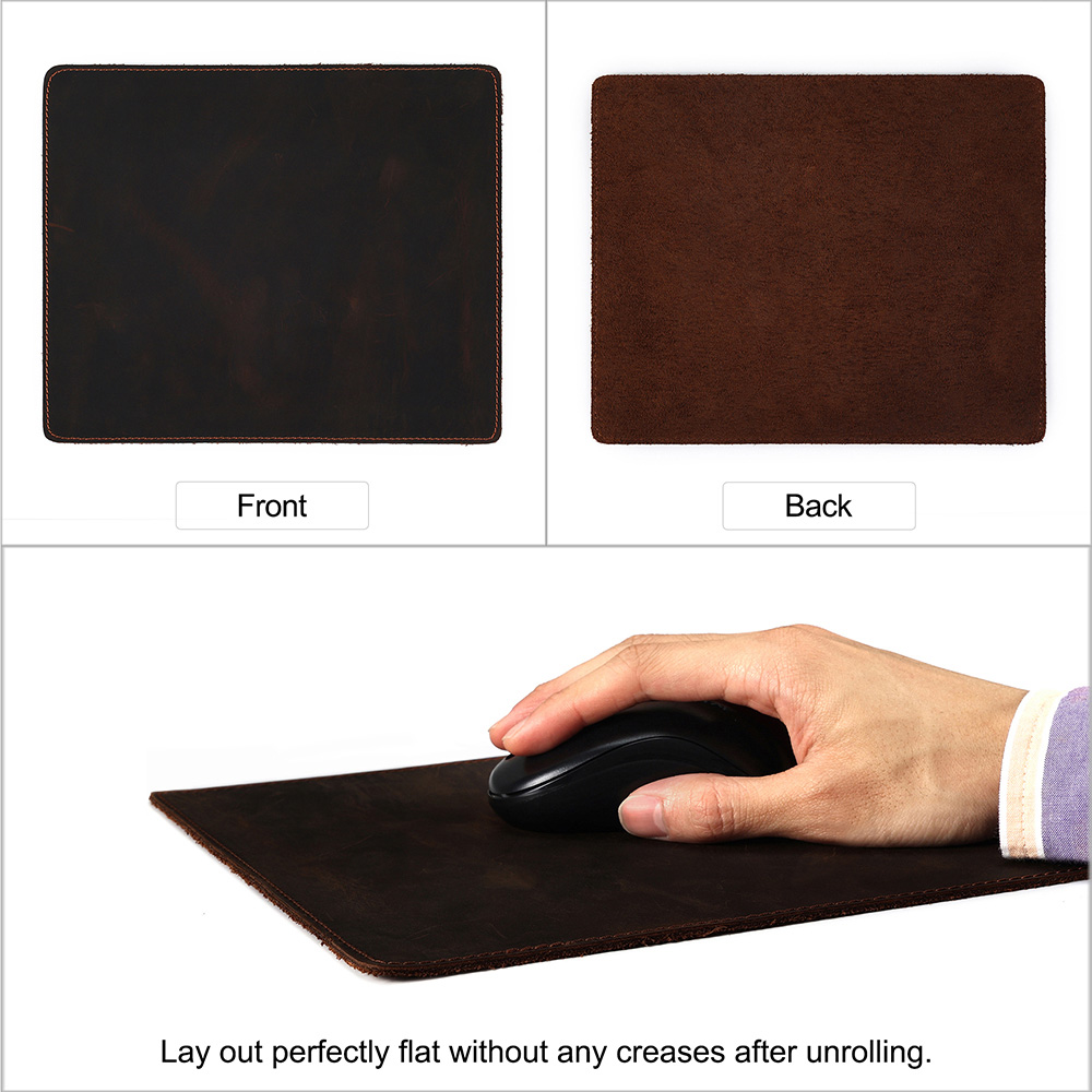 Genuine Leather Office Mouse Pad (2)