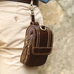 Genuine leather waist bag (14)