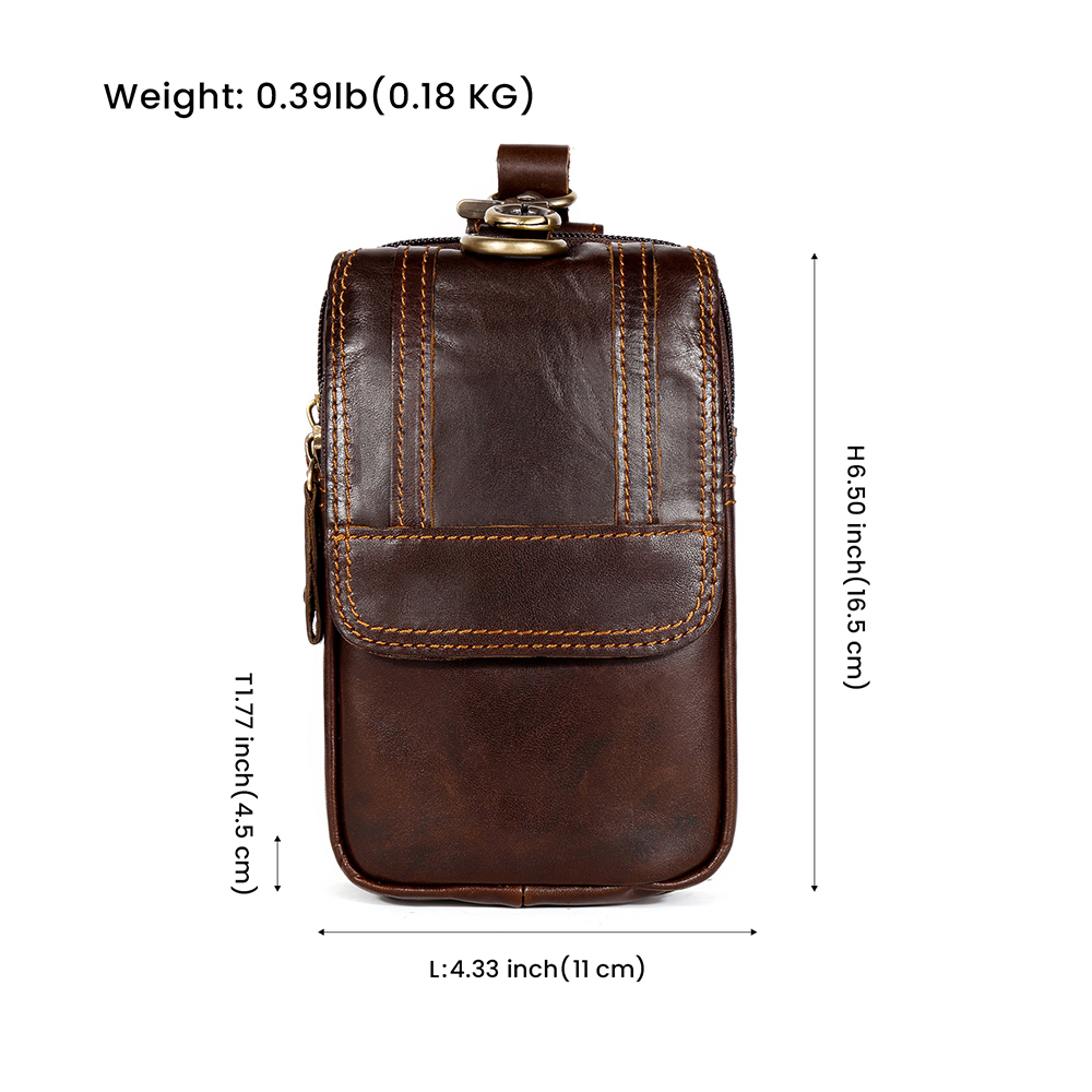 Genuine leather waist bag (47)