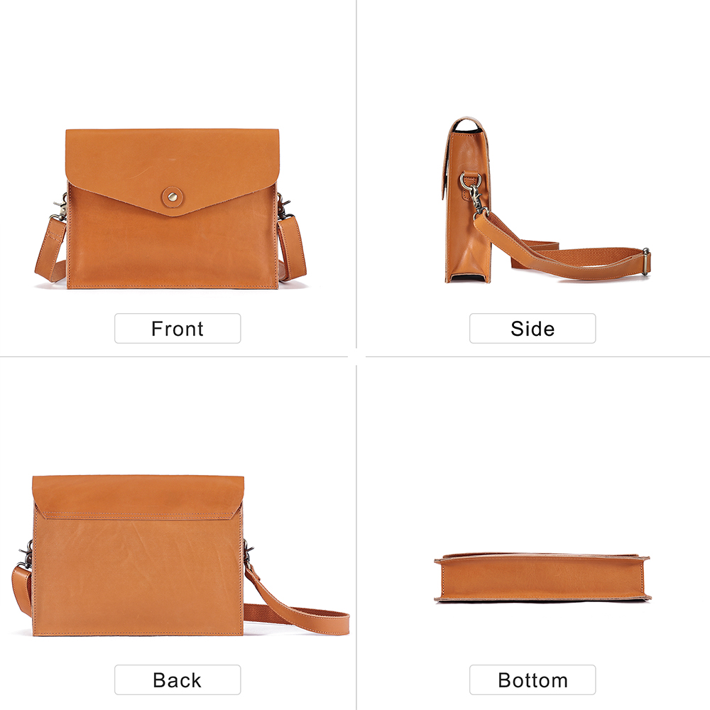 Vegetable tanned leather mailman bag (3)