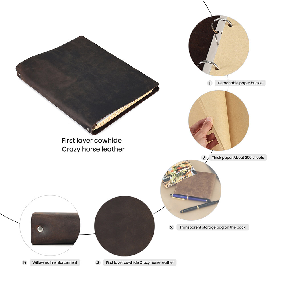 Wholesale Genuine Leather Vintage Notepads (2)